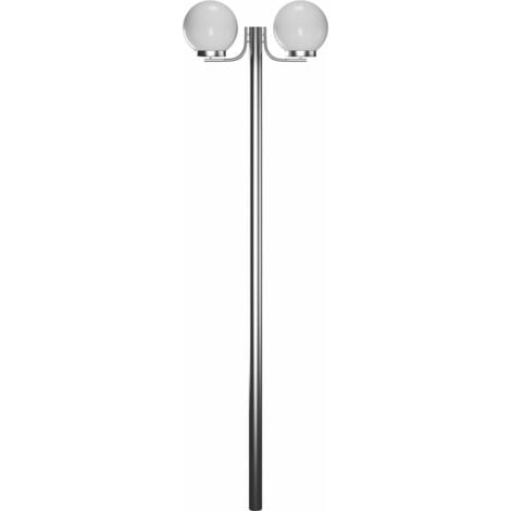 Farola de jardín 2 focos 220 cm vidaXL