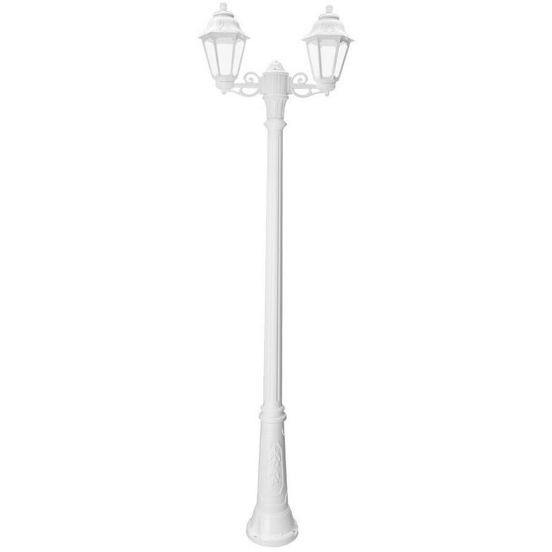 

Farola doble GIGI BISSO/ANNA 2m E27 IP55 | Blanco - Fumagalli