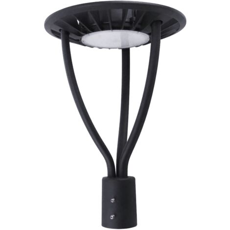 FAROLA LED EXTERIOR NEGRA MATEL CHIP SAMSUNG 100W NEUTRA