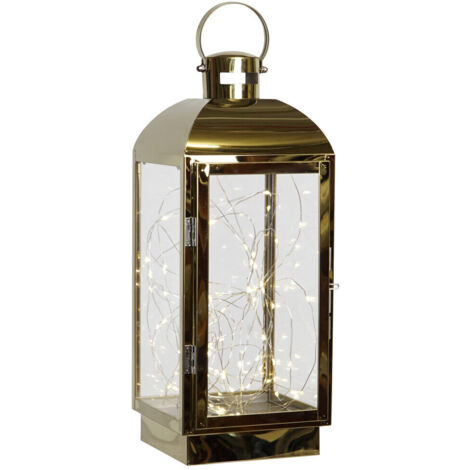 Farola Led Inox 15X14X36 Ip20 80L Dorado