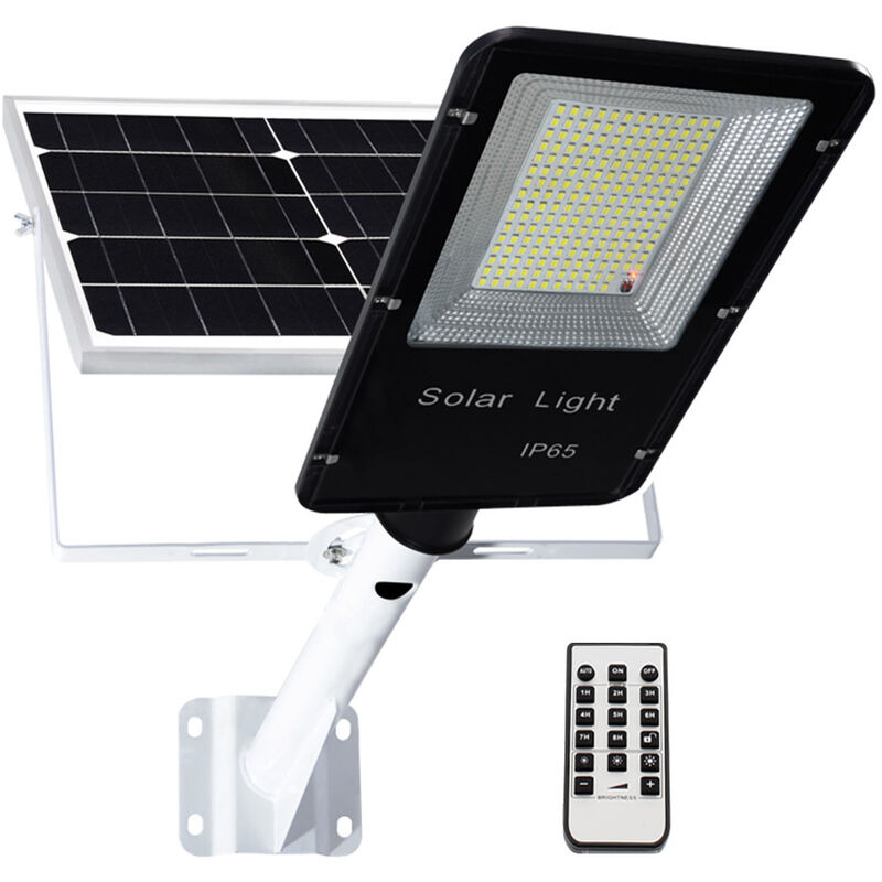 

Farola LED Solar URBAN 150W + Mando a distancia, Blanco frío - Blanco frío