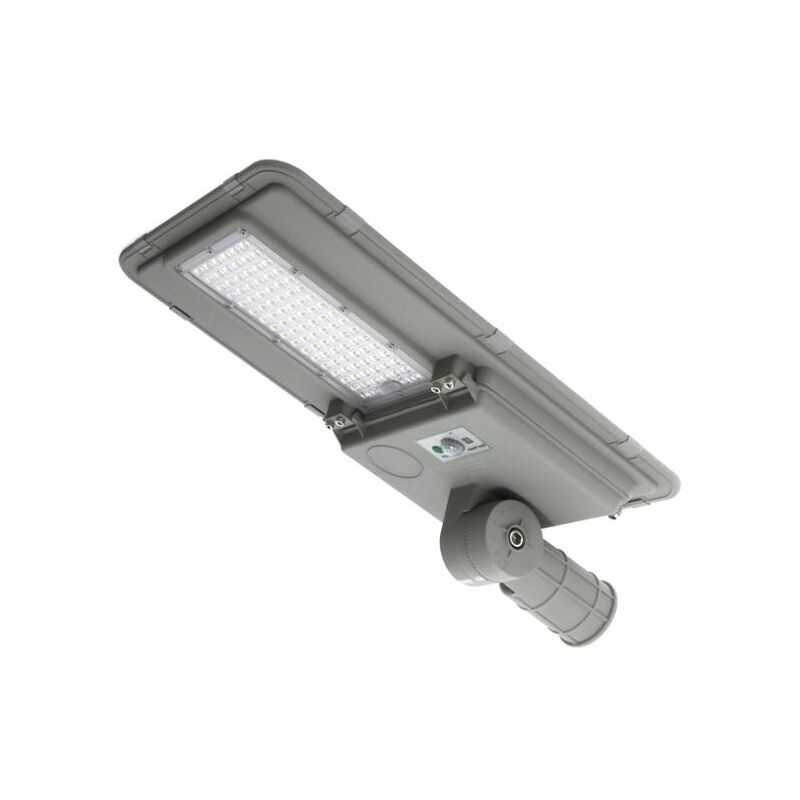 

Farola Solar de LED para Alumbrado Público 100W IP65 Chip Sanan con Sensor Crepuscular / Movimiento con Control Remoto Blanco Frío 6000K | IluminaShop
