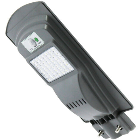 Farola Solar de LED para Alumbrado Público 20W con Sensor Blanco Frío 6000K IluminaShop