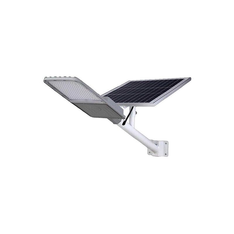 

Farola Solar de LED Pro Bridgelux para Alumbrado Público 200W con Control Remoto Blanco Frío 6500K | IluminaShop