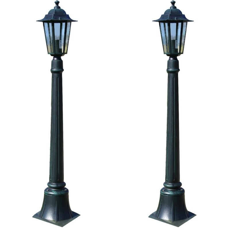 

Farolas de jardín Preston 2 piezas 105 cm