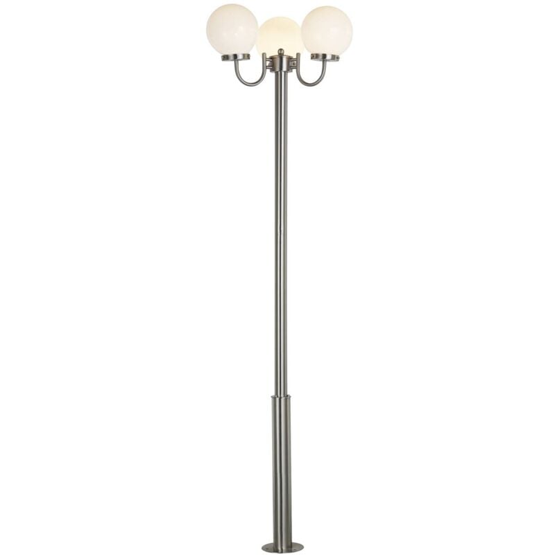 

Farola Samuel con 3 pantallas esférica de vidrio