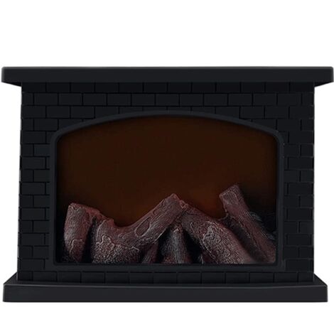 Faroles decorativos LED sin llama para chimenea: Faroles eléctricos realistas para chimenea, aptos para uso interior y exterior.