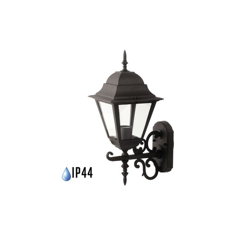 

Farolillo de pared Classic Maxi para bombilla LED E27 IP44 Negro