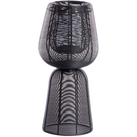 Farolillo Light & Living FELLINI negro mate – Ø25x52,5 cm