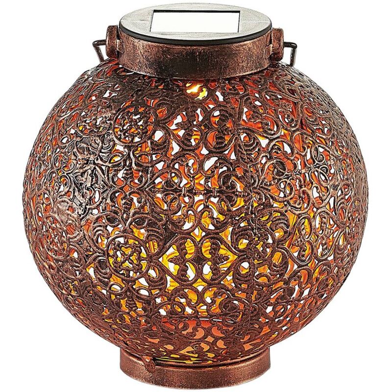 

Farolillo solar LED Dunjaris, adornos, cobre.