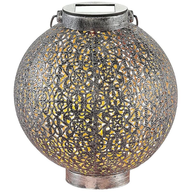 

Farolillo solar LED RGB Dunjaris, cobre