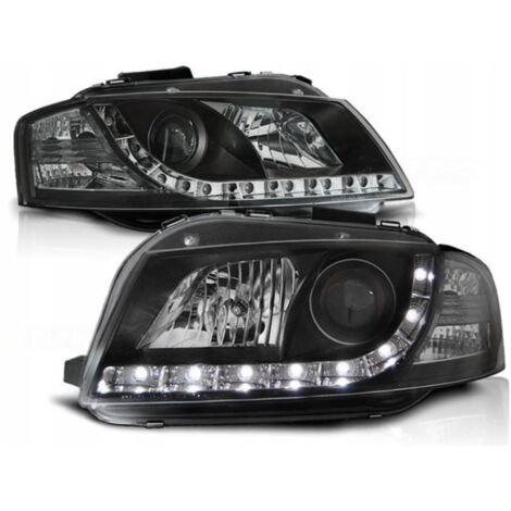 Faros delanteros elegantes para Audi A3 8P de 2003 a 2008 + bombillas LED