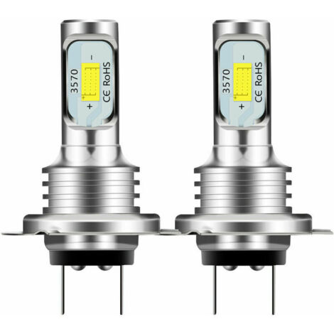 Faros LED para coche de 80 W, H7 CSP 3570, luz antiniebla decodificada, 80 W, paquete de 2