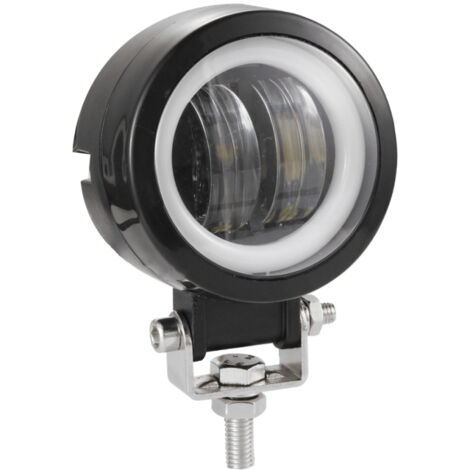 Faros LED redondos de 7,6 cm (3 pulgadas) para motocicletas, vehículos todoterreno, ATV y UTV, luces de trabajo impermeables, faros antiniebla y luces de circulación diurna.