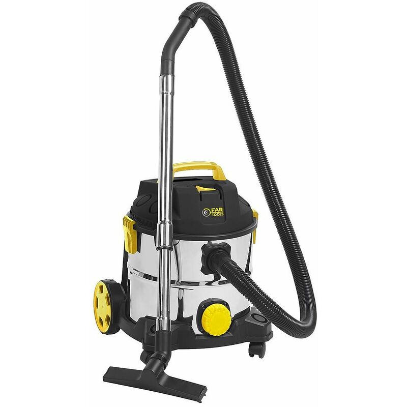 

Fartools - Aspiradora en seco y húmedo 20 L 1400 W 18 kpa con accesorios - NET-UP20IC