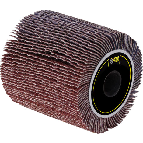 Fartools – Brosse à lamelles abrasives Ø60mm A80 – Pour ponçage précis sur bois et métal – Compatible rénovateur RDP 601 – Blister x1