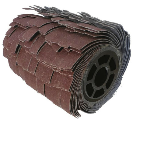 FARTOOLS Brosse a lanieres abrasives pour rénovateur- Ø 120 mm - Alésage 20 mm