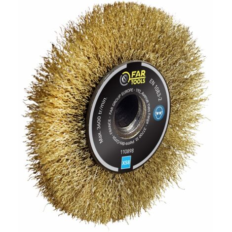 FARTOOLS Brosse de précision a fil laitonné Ø120mm/L20mm