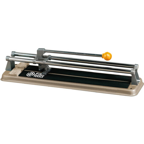 Fartools – Coupe carrelage manuel 300 mm – Capacité de coupe 12 mm – Molette en carbure 15 mm – Guidage par coulisseaux pour précision
