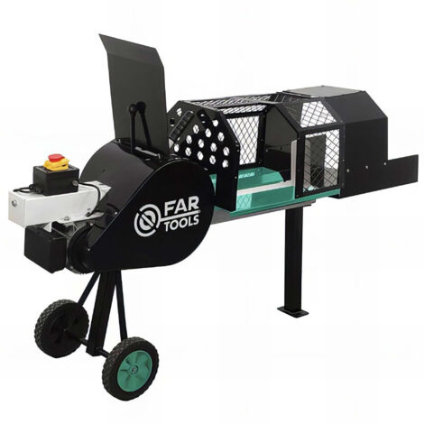 Fartools – Fendeur de bûches électrique 1050W – Force de pression 7T – Longueur de coupe 520mm – Diamètre max 250mm – Transport facile avec roulettes