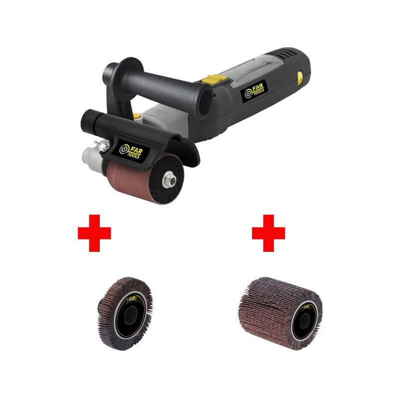 Fartools - pack RDP601 renovateur de precision + brosse a lanieres abrasives de precision + brosse a lanieres abrasives