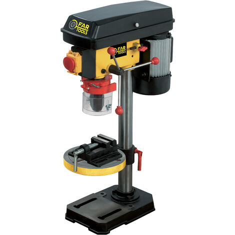 Fartools – Perceuse à colonne 350W – 5 vitesses 620-2620 tr/min – Mandrin 1-16 mm – Pour perçage précis dans tous matériaux - DPC 16 E