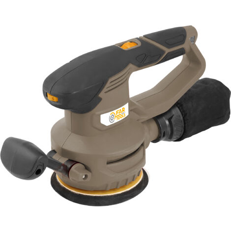 Fartools – Ponceuse orbitale 430W Ø125mm – Oscillation variable 6000 à 13000 tr/min – Fixation autoagrippante – Pour surfaces galbées bois et métal