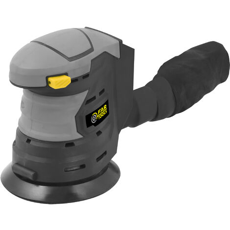 Fartools – Ponceuse orbitale sans fil 18V – Patin Ø125mm – Vitesse 10000 tr/min – Pour surfaces galbées métal et bois - XF-ORBITAL2