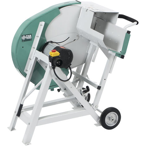 Fartools – Scie à bûches électrique 2600 W – Lame 505 mm pour bûches jusqu'à 170 mm – Châssis robuste avec roues – 182010