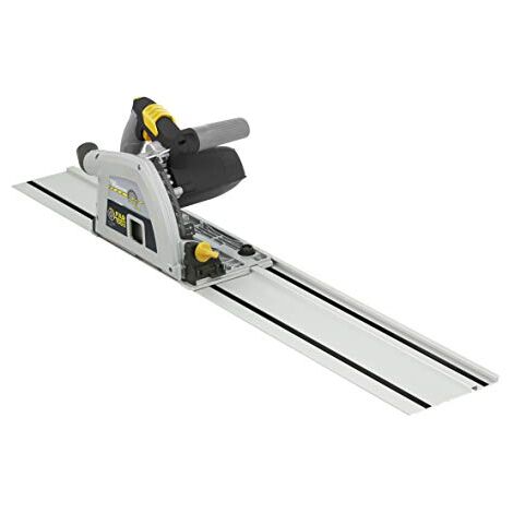 Fartools – Scie circulaire sur rail 1650 mm – Puissance 1200 W – Capacité de coupe 55 mm – Pour bois dur et teck – Système de plongée progressive - CS 165 RB