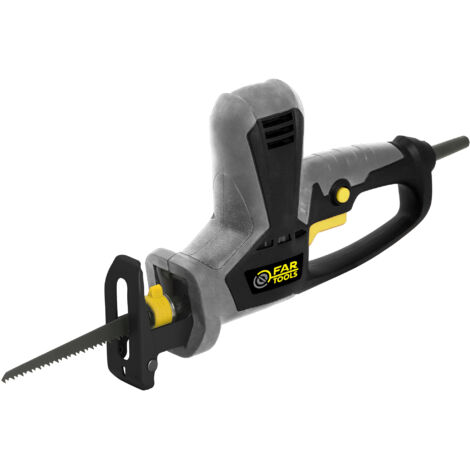 Fartools – Scie sabre électrique 350 W – Profondeur de coupe 60 mm – 4 lames pour bois, métal, béton – Ergonomique et compacte