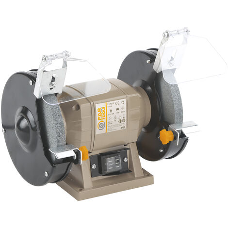 Fartools – Touret à meuler 170W – Diamètre de la meule Ø150mm – Vitesse de rotation 2840 tr/min – Meules A36 et A60 pour affûtage précis
