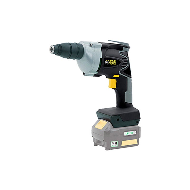 X-fit - visseuse plaquiste sur batterie - sans batterie & chargeur - 216013 Visseuse plaquiste sur batterie - Tension : 18 v - Avec adaptateur