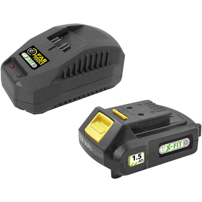 Fartools - Kit batterie et chargeur rapide xf-kit 15 Li-Ion 18V 1.5Ah pour plateforme x-fit
