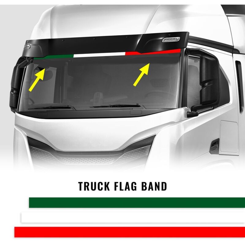 Fasce Autoadesive Tricolore Italia