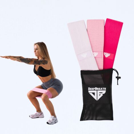 Fasce elastiche per il fitness - Fascia per fianchi Pink Passion