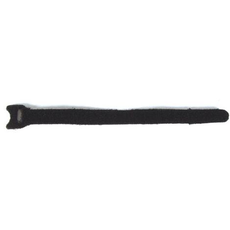FASCE PER CAVO HOOK&LOOP NERE - 12,5 x 205 mm (10 pz)