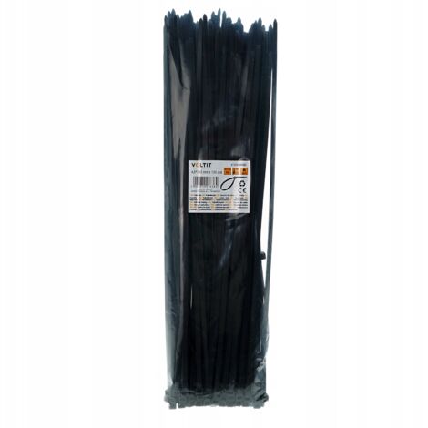 FASCETTA 4,8 x 380 NYLON 66 NERA - 100 pz.