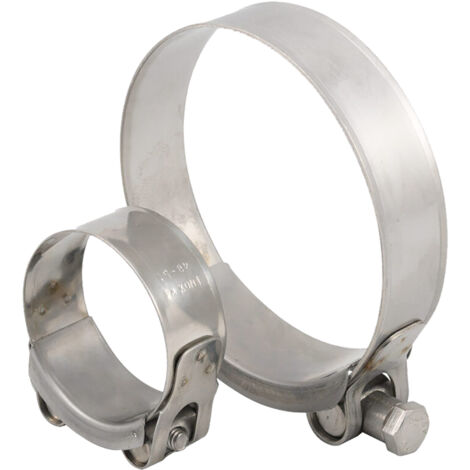 FASCETTA A MORSETTO ø 32 - 35 - banda 20 mm - vite M6- 25 pezzi - UNIKO