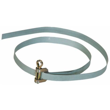 Fascetta a nastro metallico con coppiglia 500x9