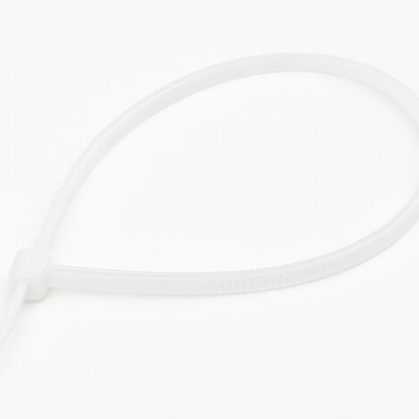 FASCETTA A STRAPPO PER CABLAGGIO mm 2,5 x 160 - bianco  - UNIKO