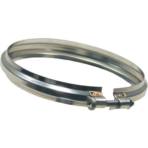 DK Fascetta bloccaggio canna fumaria acciaio inox camini d 100 mm