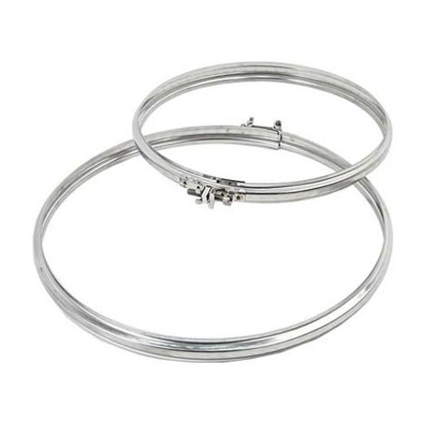 Fascetta bloccaggio tubo acciaio inox aisi 304 cm 20 (10 pezzi) Zincogroup