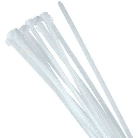 Fascetta cablaggio 2,5x135 mm colore bianco - Confezione da 100 pezzi