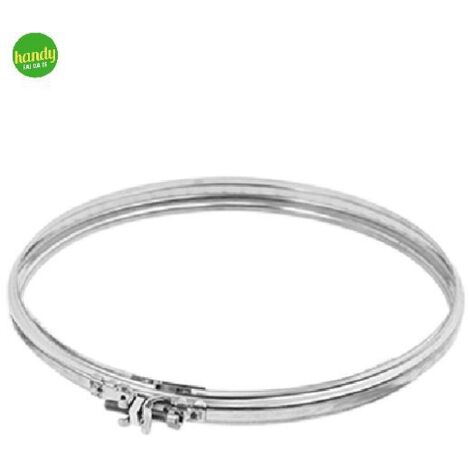 Fascetta di bloccaggio per canne fumarie monoparete in acciaio inox aisi 304 ø120 EUROPROFIL