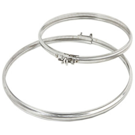 FASCETTA GIUNZIONE INOX AISI 304 P/TUBO 14 CM- 20,0 pz