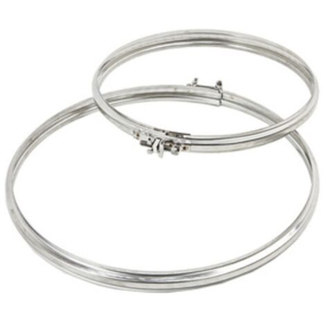 FASCETTA GIUNZIONE INOX AISI 304 P/TUBO 14 CM