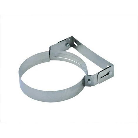 Fascetta murale di carica regolabile inox : Diametro - 200