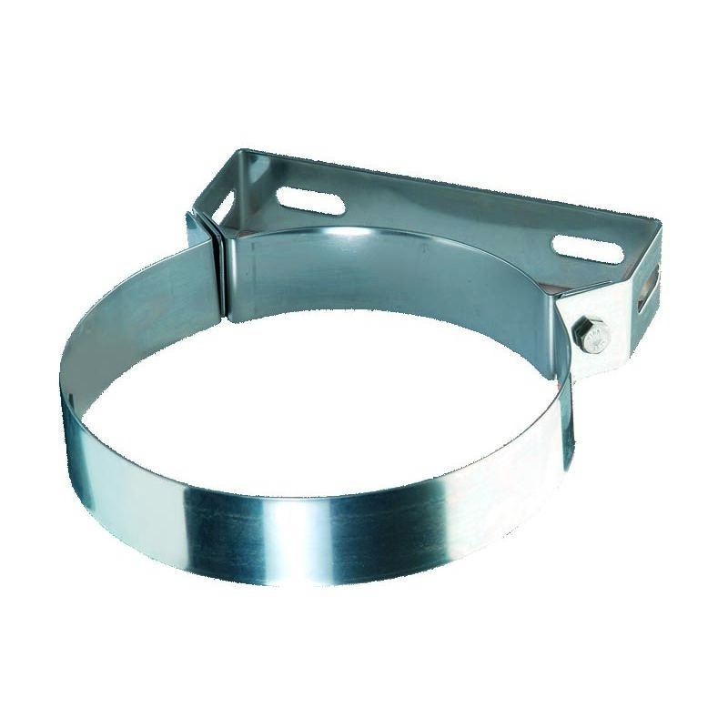 Collier de serrage mural en acier inoxydable diam 140