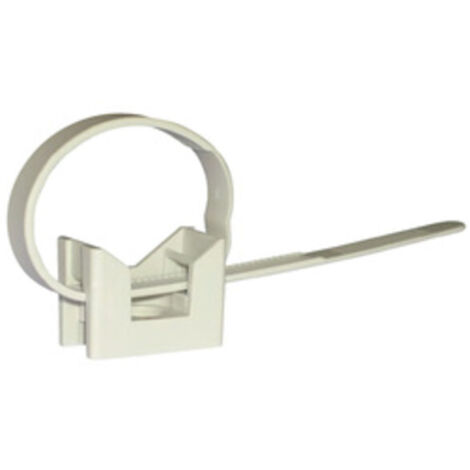FASCETTA NYLON C/BASE P/TUBI D 16-32 MM  100 PZ- ITW CONSTRUCTION PRODUCTS ITALY- 1,0 confezione